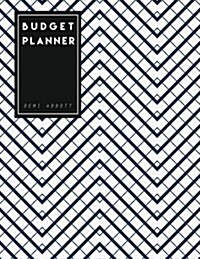 Blue Chevron Budget Planner (Paperback, GJR)