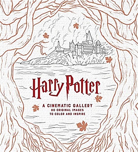 Harry Potter: A Cinematic Gallery: 80 Original Images to Color and Inspire (Hardcover)