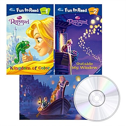 디즈니 캐릭터 세트 : Rapunzel (라푼젤) (Book(3) + Audio CD(3) )