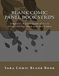 Blank Comic Panel Book Strips (Paperback)