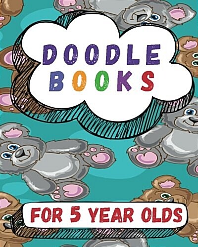 Doodle Books for 5 Year Olds: Blank Doodle Draw Sketch Book (Paperback)