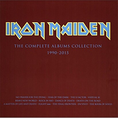 [수입] Iron Maiden - The Complete Albums Collection 1990-2015 [Limited Edition 3LP]