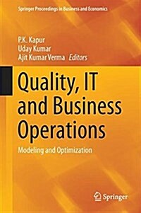 Quality, It and Business Operations: Modeling and Optimization (Hardcover, 2018)