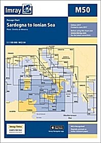 Imray Chart M50 : Sardegna to Ionian Sea (Sheet Map, folded, New ed)
