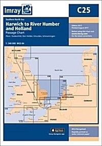 Imray Chart C25 : Harwich to River Humber and Holland (Sheet Map, folded, New ed)