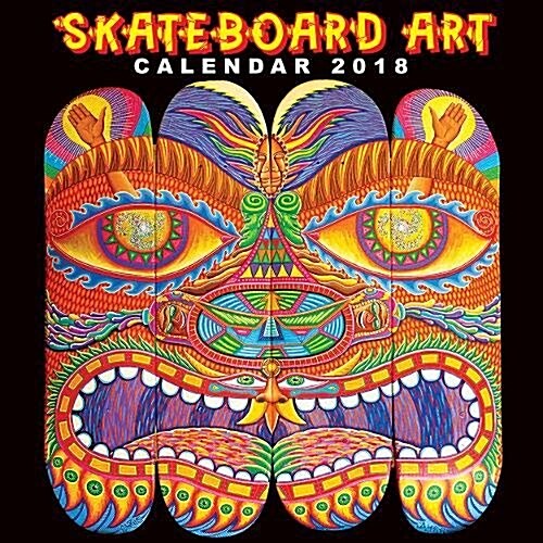 Skateboard Art Wall Calendar 2018 (Art Calendar) (Calendar, New ed)