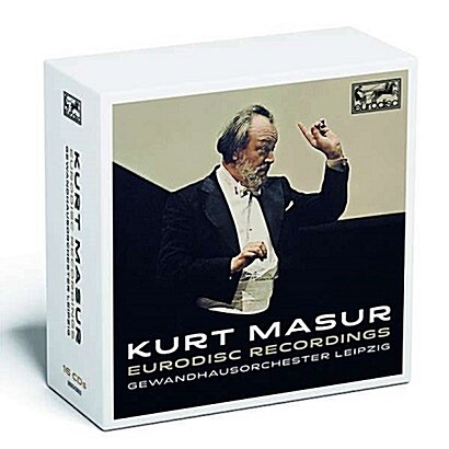 [수입] 쿠르트 마주어 -  Eurodisc Recordings [16CD]