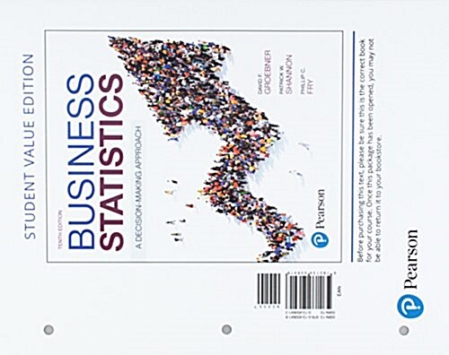 Business Statistics, Loose-Leaf Edition Plus Mylab Statistics with Pearson Etext -- 24 Month Access Card Package (Hardcover, 10)