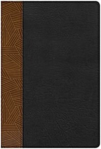 CSB Rainbow Study Bible, Black/Tan Leathertouch, Indexed (Imitation Leather)