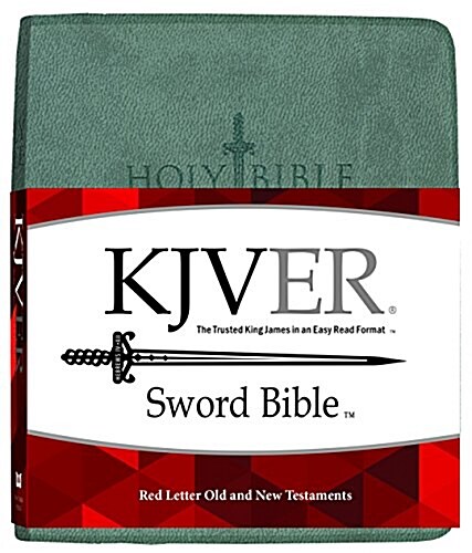 King James Version Easy Read Sword Value Thinline Bible Large Print Gray Ultrasoft (Imitation Leather, Large Print)