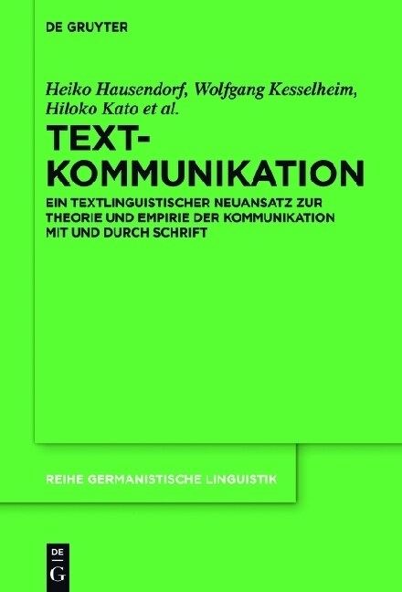 Textkommunikation (Hardcover)