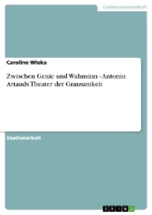 Zwischen Genie Und Wahnsinn - Antonin Artauds Theater Der Grausamkeit (Paperback)