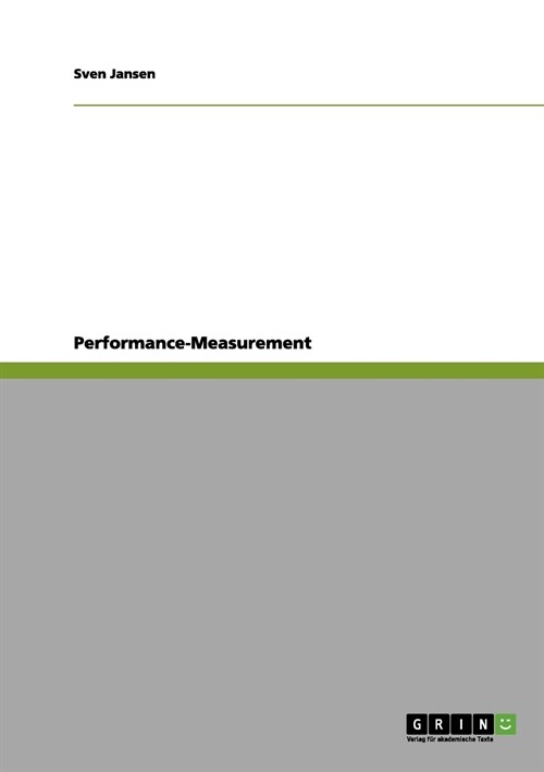 Performance-Measurement (Paperback)