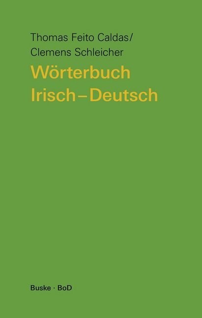 W?terbuch Irisch-Deutsch (Hardcover)