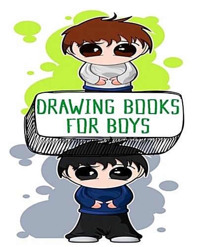 Drawing Books for Boys: Blank Doodle Draw Sketch Book (Paperback)
