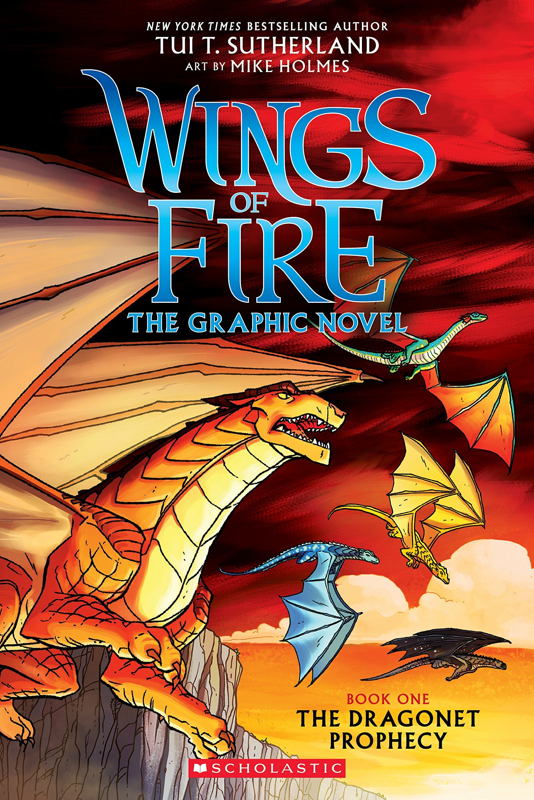 Wings of Fire Graphic Novel #1 : The Dragonet Prophecy (Paperback)