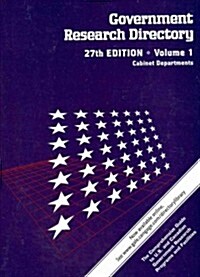 Government Research Directory (Paperback, 27)