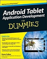 Android Tablet Application Development for Dummies (Paperback)