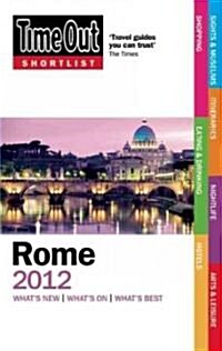 Time Out Shortlist Rome (Paperback)