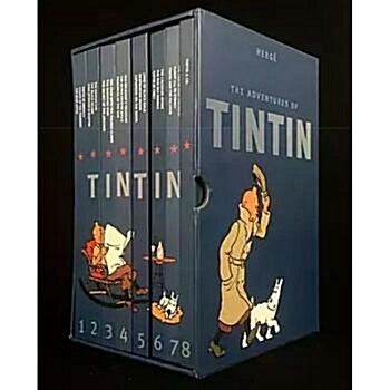 [중고] The adventures of tin tin (a set of 8 hard books)