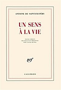Un Sens à la vie : Textes inédits (Paperback)