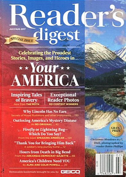 Readers Digest (월간 미국판): 2017년 07/08월호