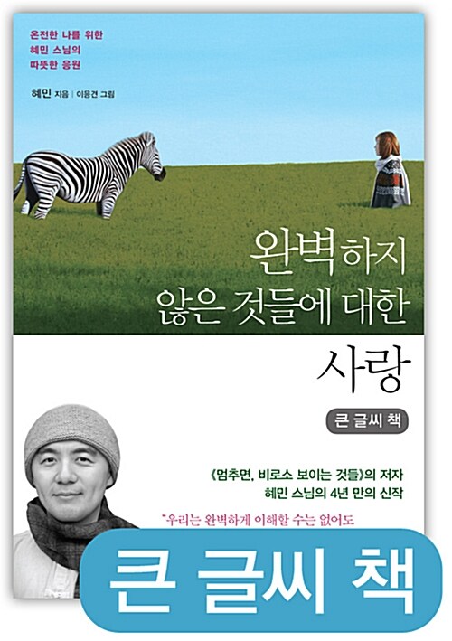 [큰글씨책] 완벽하지 않은 것들에 대한 사랑 