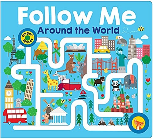 [중고] Maze Book: Follow Me Around the World (Board Books)