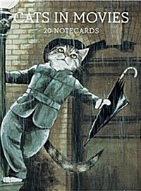 Cats in Movies: Notecards (Postcard Book/Pack)