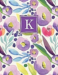 Personalized Posh: Watercolor Bloom (K) 2018 Monthly/Weekly Planning Calendar (Paperback)