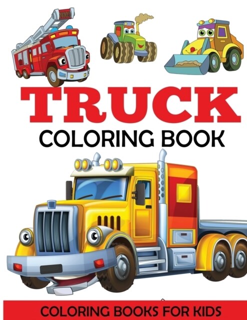 Truck Coloring Book (Paperback)