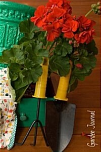 Garden Journal: Gardening Tools Gardening Journal, Lined Journal, Diary Notebook 6 X 9, 150 Pages (Paperback)