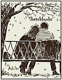 Sketchbooks for Adults: Blank Doodle Draw Sketch Book (Paperback)