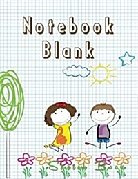 Notebook Blank: Blank Doodle Draw Sketch Book (Paperback)
