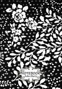 Notebook Journal: Dot-Grid, Graph, Lined, Blank No Lined: Flower Design 3 Pocket Notebook Journal Diary, 110 Pages, 7 X 10 (Blank Notebo (Paperback)