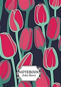 Notebook: Flower Design 5: Pocket Notebook Journal Diary, 110 Pages, 7 X 10 (Notebook Lined, Blank No Lined) (Paperback)