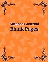 Notebook Journal Blank Pages: Blank Doodle Draw Sketch Book (Paperback)