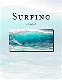 Surfing Notebook: Notebook with 150 Lined Pages (Paperback)