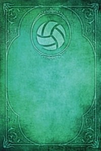 Monogram Volleyball Journal: Blank Diary Journal Log Notebook (Paperback)