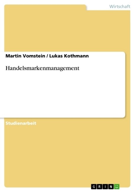 Handelsmarkenmanagement (Paperback)