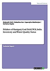 Pitlakes of Raniganj Coal Field, W.B, India. Inventory and Water Quality Status (Paperback)
