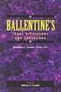 Ballentines Legal Dictionary/Thesaurus (Paperback)