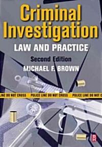 Criminal Investigation : Law and Practice (Paperback, 2 ed)