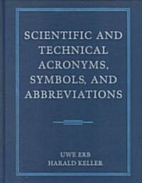 Scientific and Technical Acronyms, Symbols, and Abbreviations (Hardcover)