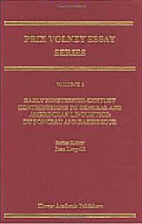 Early 19th Century Contributions to American Indian and General Linguistics (Hardcover)