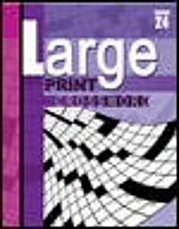 Large Print Crossword Puzzle Book (Paperback, Large Print)