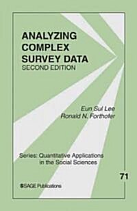 Analyzing Complex Survey Data (Paperback, 2)