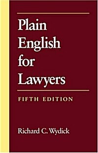 [중고] Plain English for Lawyers (Paperback, 5th)