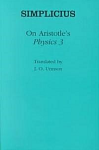 On Aristotles Physics 3 (Hardcover)