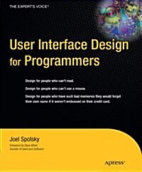 [중고] User Interface Design for Programmers (Paperback)